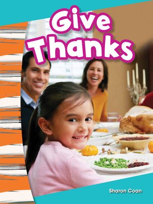 cover image of Give Thanks